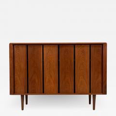 Vintage Mid Century Modern Tambour Door Credenza by Barzilay - 2323200