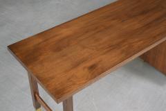 Vintage Mid Century Modern Walnut Desk - 2957492