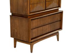 Vintage Mid Century Modern Walnut Wardrobe Cabinet - 3626400