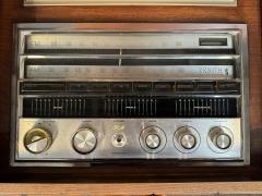 Vintage Mid Century Modern Walnut Zenith Stereo Console - 3576601