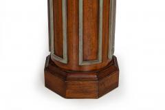 Vintage Mid Century Octagonal Short Pedestal Column - 4800279
