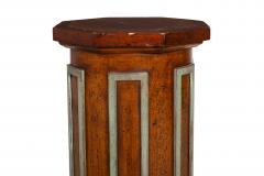 Vintage Mid Century Octagonal Short Pedestal Column - 4800280