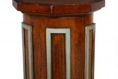 Vintage Mid Century Octagonal Short Pedestal Column - 4800282
