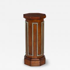 Vintage Mid Century Octagonal Short Pedestal Column - 4800828