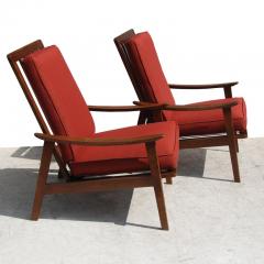 Vintage Midcentury Pair of Danish Lounge Chairs - 2737945