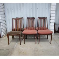 Vintage Midcentury Teak Slat Back Chairs - 2638891