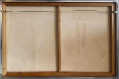 Vintage Mixed Media Painting of Beach Bathers Palm Trees by Rick Dreyer - 4432517