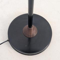 Vintage Modern Floor Lamp in Black Teak Rattan Finland 1960s - 4637286