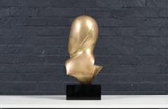 Vintage Modernist Brancusi Inspired Bust Sculpture - 4703733