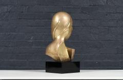 Vintage Modernist Brancusi Inspired Bust Sculpture - 4703734