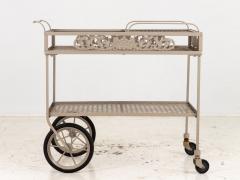 Vintage Molla Style Metal Outdoor Bar Cart - 3516241