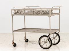 Vintage Molla Style Metal Outdoor Bar Cart - 3516243