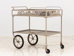 Vintage Molla Style Metal Outdoor Bar Cart - 3516244