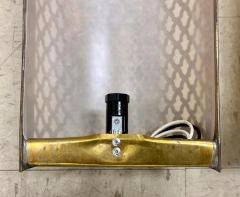 Vintage Moroccan Brass Wall Sconce or Lantern a Pair - 3373790