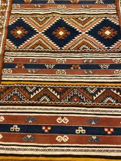 Vintage Moroccan Tribal Wool Rug or Carpet with Geometrical Design - 3547362