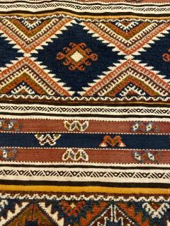 Vintage Moroccan Tribal Wool Rug or Carpet with Geometrical Design - 3547364