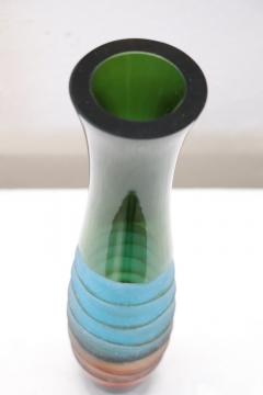 Vintage Multicolored Art Glass Vase by Villeroy Boch 1990s - 2934247