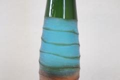 Vintage Multicolored Art Glass Vase by Villeroy Boch 1990s - 2934248