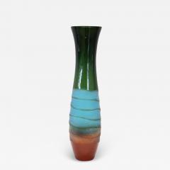 Vintage Multicolored Art Glass Vase by Villeroy Boch 1990s - 2939986