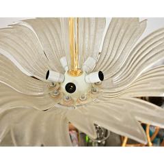 Vintage Murano Glass Palmette Suspension Light - 4464667