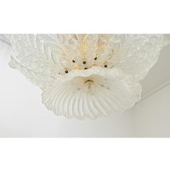 Vintage Murano Glass Palmette Suspension Light - 4606872