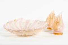 Vintage Murano Glass Three Piece Centerpiece - 202238