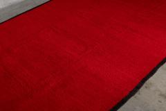 Vintage North African Low Pile Wool Rug Circa 1970 - 4706763