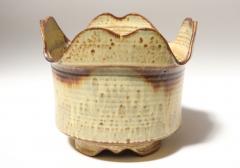 Vintage Ochre Studio Pottery Square Planter by Deanna Nichols - 4450255