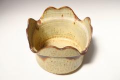 Vintage Ochre Studio Pottery Square Planter by Deanna Nichols - 4450258