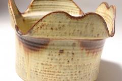 Vintage Ochre Studio Pottery Square Planter by Deanna Nichols - 4450265