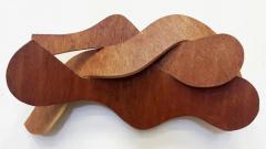 Vintage Organic Interwoven Abstract Bent Wood Wall Sculpture - 4149963
