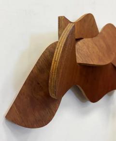 Vintage Organic Interwoven Abstract Bent Wood Wall Sculpture - 4149973