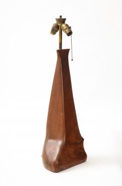 Vintage Organic Wood Table Lamp - 1153875