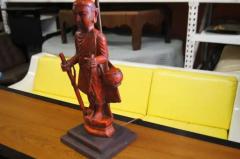 Vintage Oriental Hand Carved Buddha Lamp - 3529636