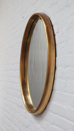 Vintage Oval Giltwood Wall Mirror by Labarge - 2281666