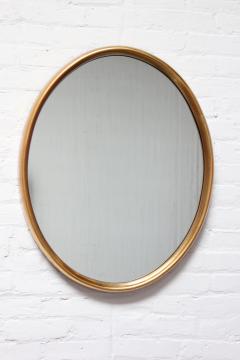 Vintage Oval Giltwood Wall Mirror by Labarge - 2281667