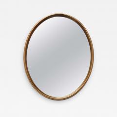 Vintage Oval Giltwood Wall Mirror by Labarge - 2283819