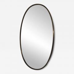Vintage Oval Italian Wall Mirror 1960s - 3637132
