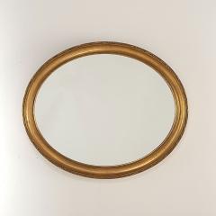 Vintage Oval Mirror France circa 1950 - 3928671