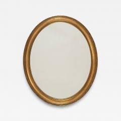 Vintage Oval Mirror France circa 1950 - 3930801