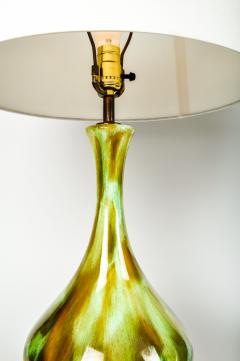 Vintage Pair Glazed Porcelain Task Table Lamps  - 297961
