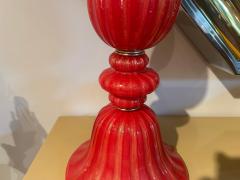 Vintage Pair Of Murano Glass Lamps - 4302609