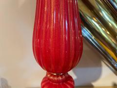 Vintage Pair Of Murano Glass Lamps - 4302617