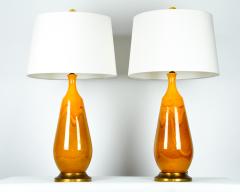 Vintage Pair Porcelain Table Lamps - 399053