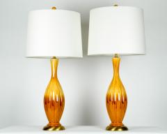 Vintage Pair Porcelain Task Table Lamps - 399141