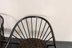 Vintage Pair Swedish Ebonized Beechwood Sunfeather Lounge Chairs by Sonna Rosen - 4696222