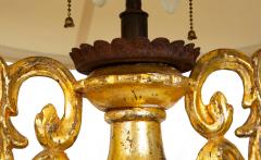 Vintage Pair of Carved Giltwood Table Lamps - 4502320