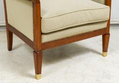 Vintage Pair of French Rosewood Lounge Chairs - 4461864