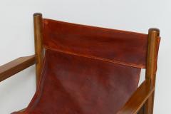 Vintage Pair of Safari Style Leather Chairs - 2858572