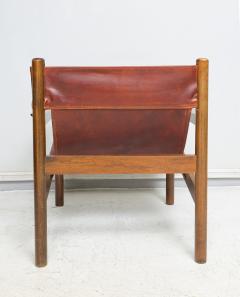 Vintage Pair of Safari Style Leather Chairs - 2858580